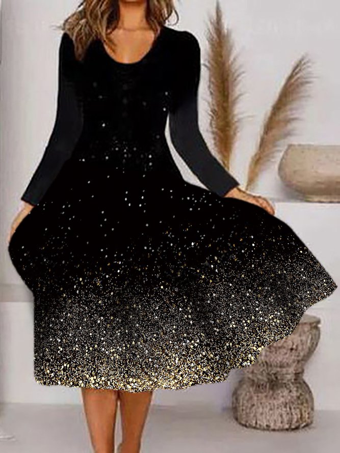 Vintage Swing Knee Crew Neck ...