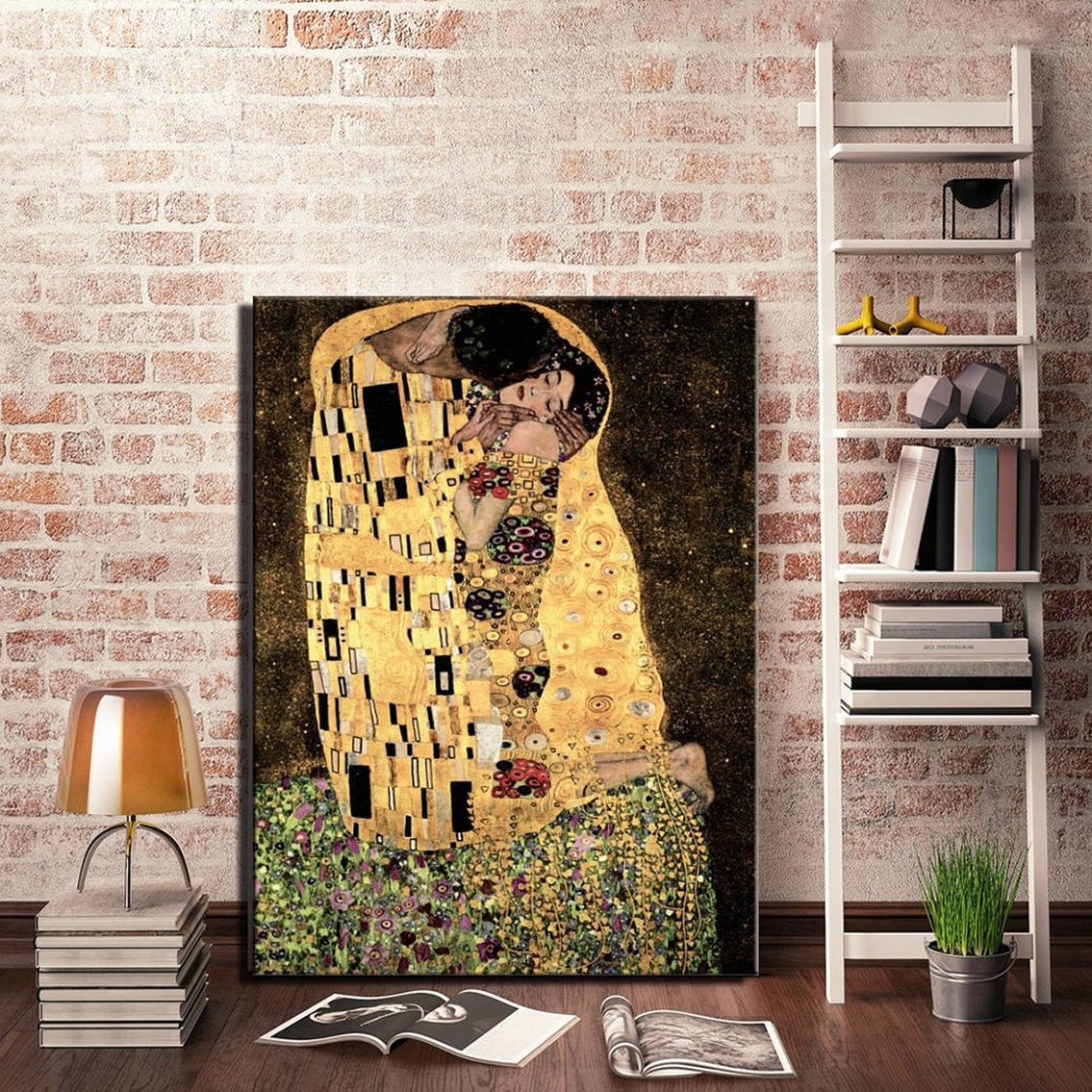 Florence Glass riproduzione di opere d'arte in foglia d'oro su vetro