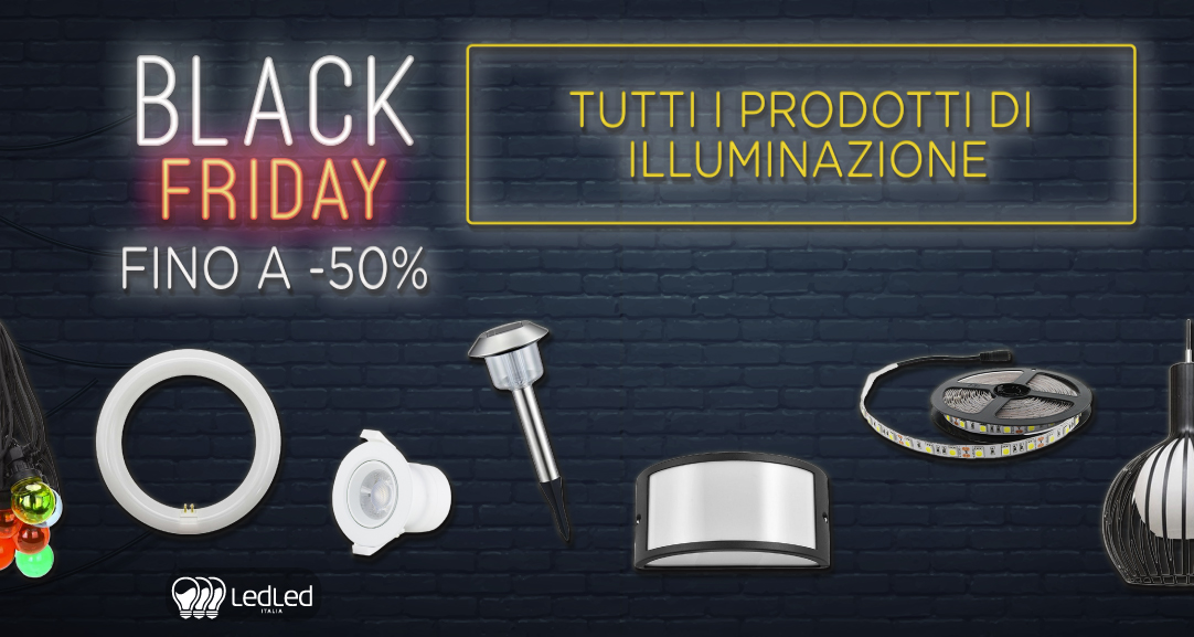 prodotti per illuminazione fino al -50%