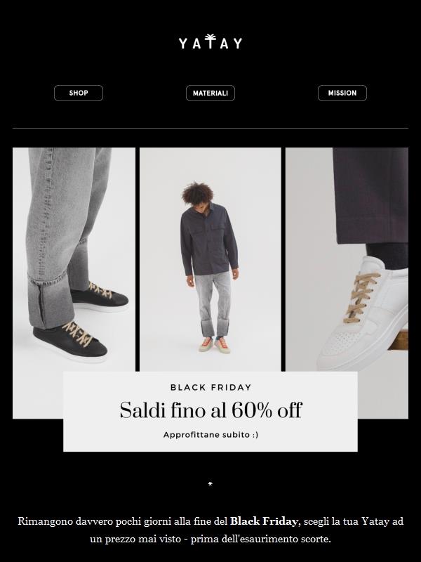 Ultimi giorni | Fino al 60% di sconto