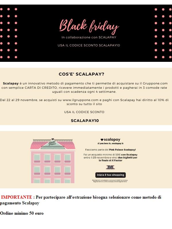 PAGA CON SCALAPAY: E VINCI I BIGLIETTI PER LA FINALE DI XFactor