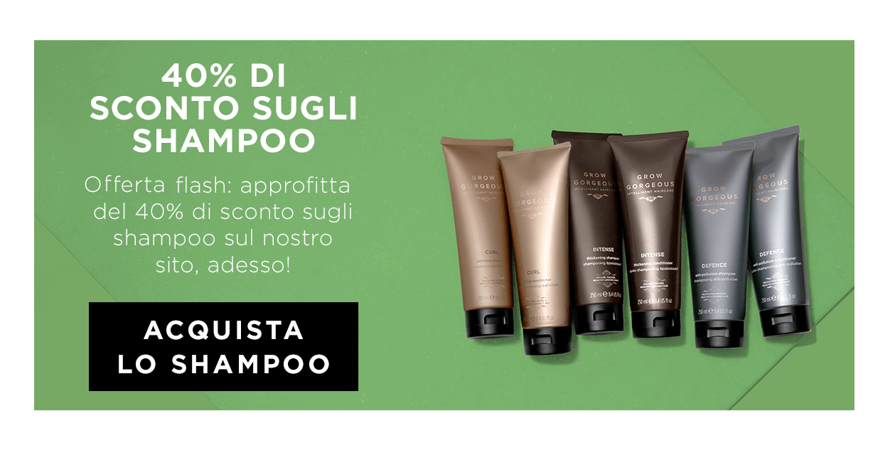 -40% sugli Shampoo