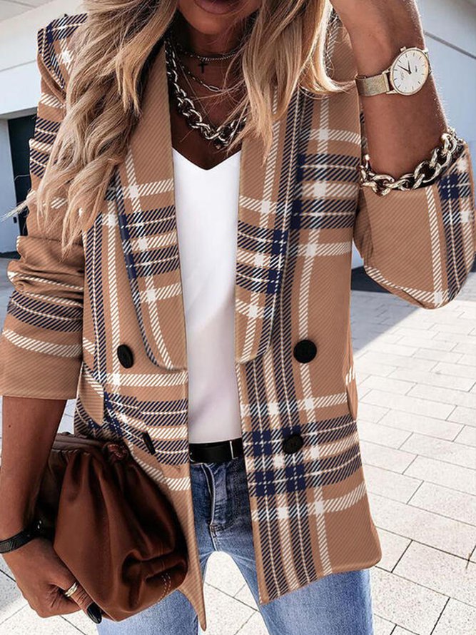 Elegant Lapel Loosen Outerwe...