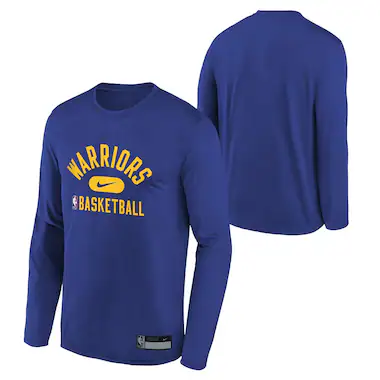 Maglia a maniche lunghe Nike Elite Practice Golden State Warriors - Youth