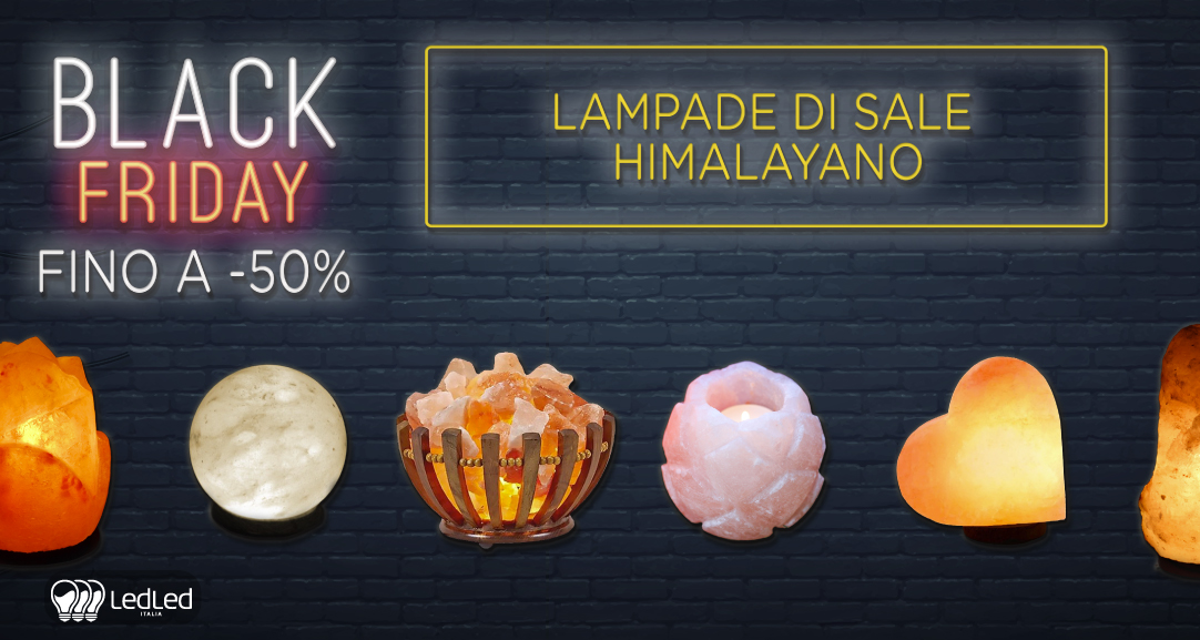 lampade di sale himalayano fino al -50%