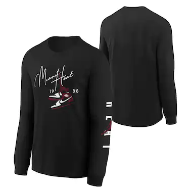 T-shirt manica lunga Miami Heat Jordan - Youth