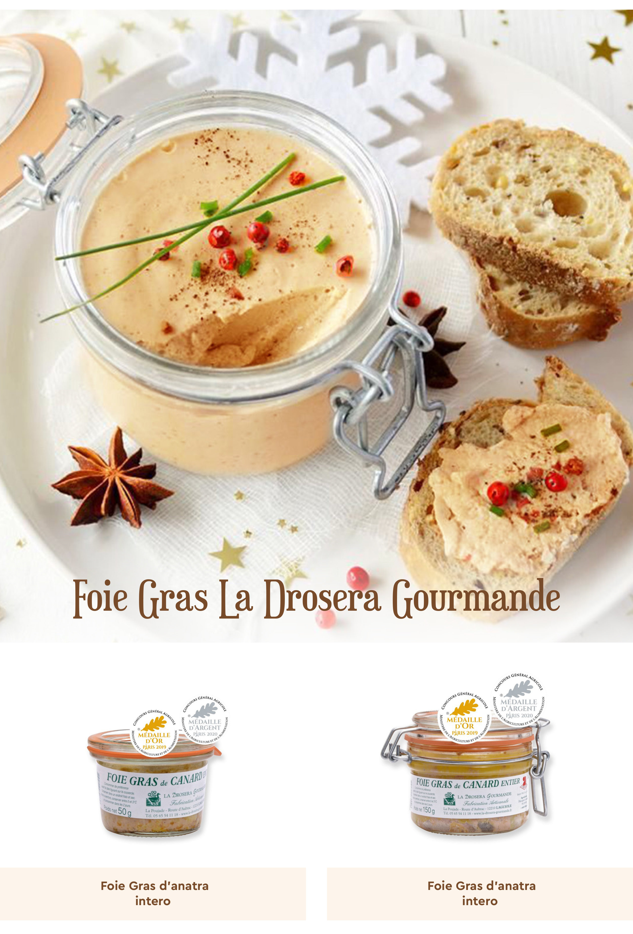 Fois Gras La Drosera Gourmande