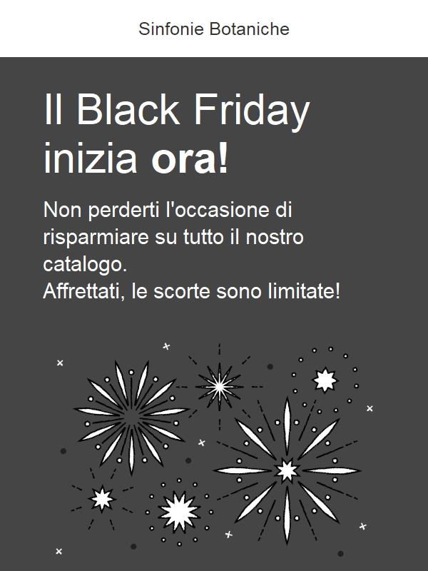 💣💥 È arrivato il Black Friday di Sinfonie Botaniche - 40% su tutte le candele e i diffusori
