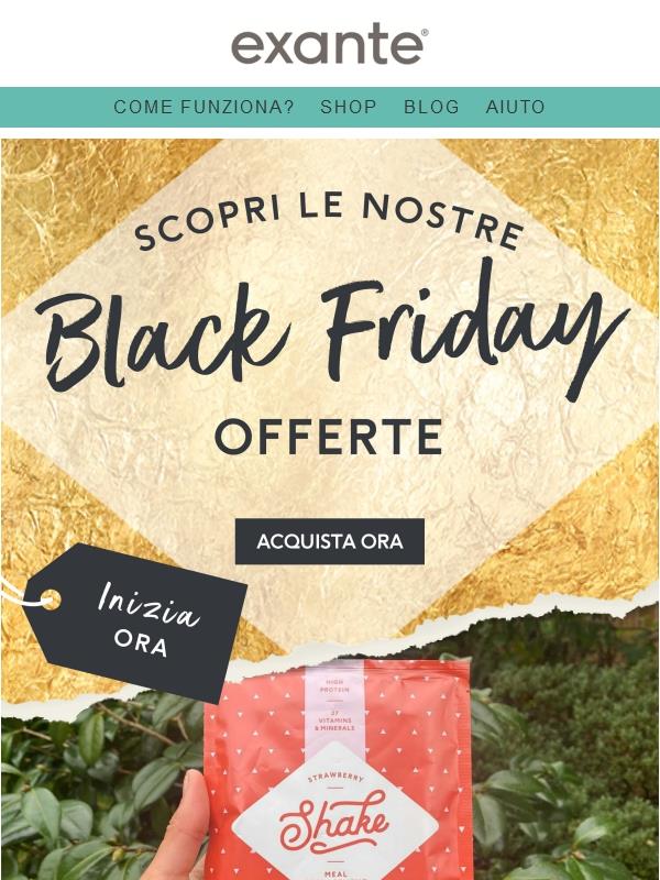 LE OFFERTE DEL BLACK FRIDAY SONO QUI!