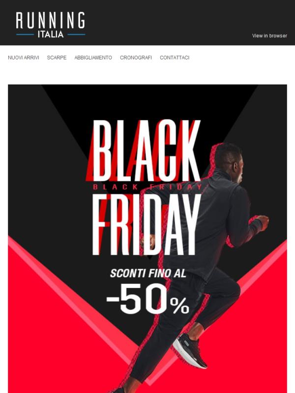 É arrivato il #BLACKFRIDAY: scopri le offerte con sconti fino al 50%!