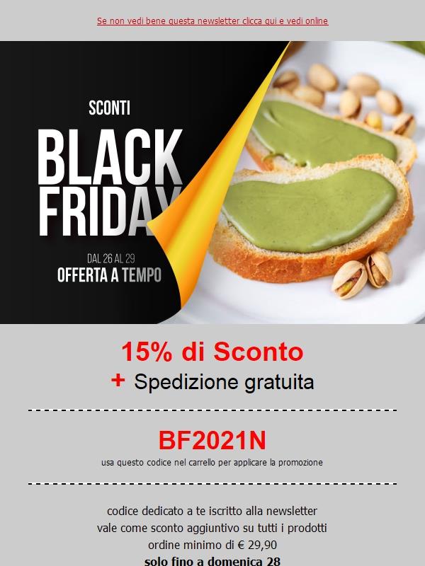 Offerta per te da Dolcincasa.com - Black Friday 2021
