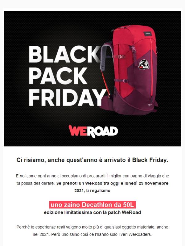 Ennesima mail con uno sconto? No, noi non lo facciamo.