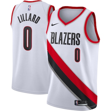 Portland Trail Blazers Nike Association Swingman Maglia NBA - Damian Lillard - Uomo