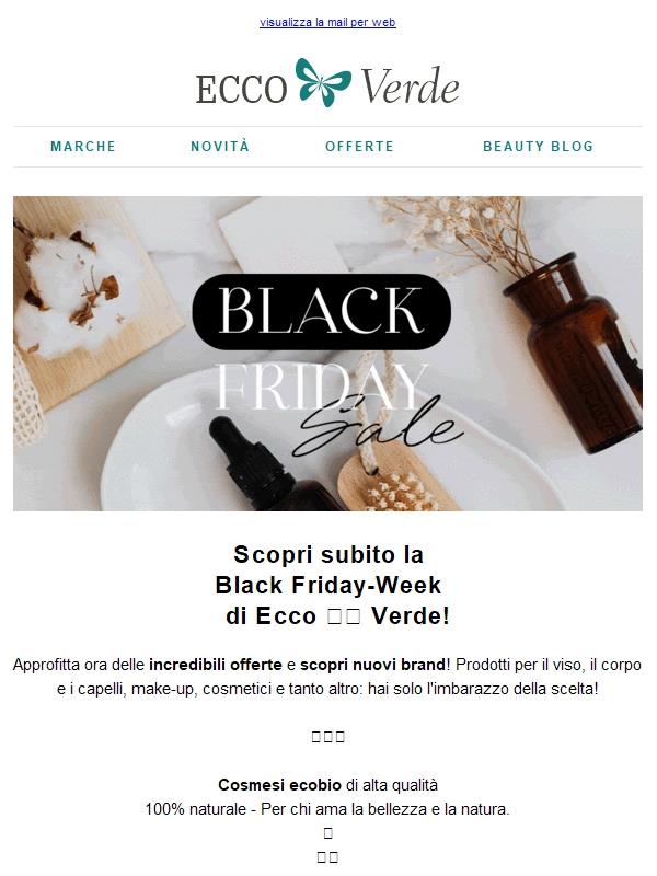 black friday ecco verde