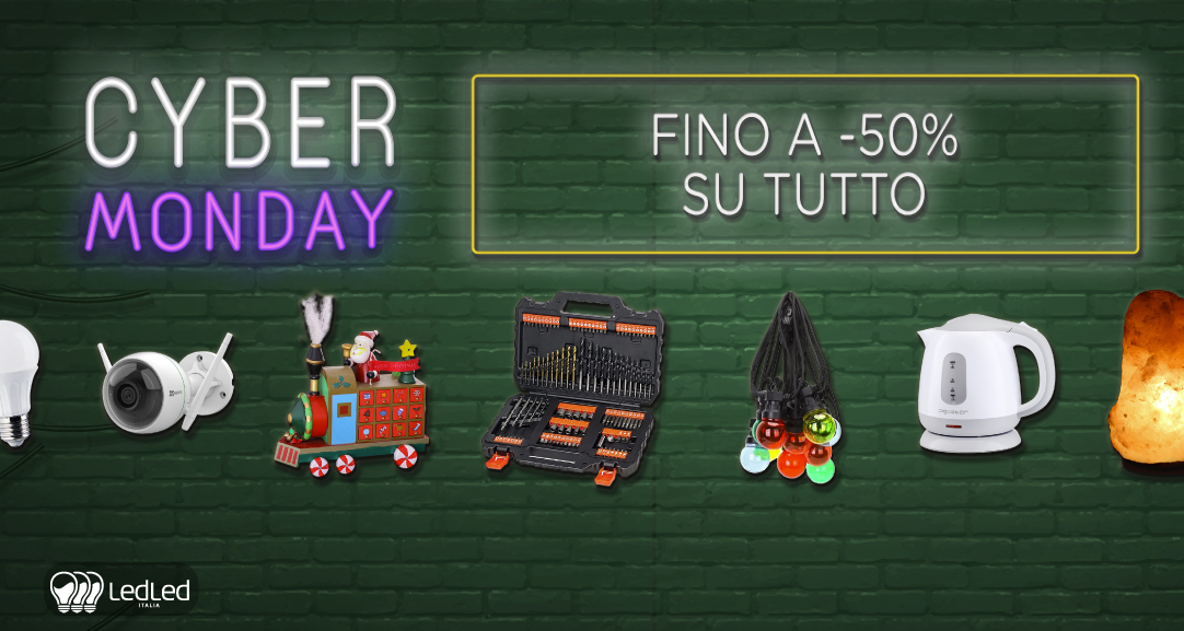 cyber monday: tutti i prodotti fino al -50%