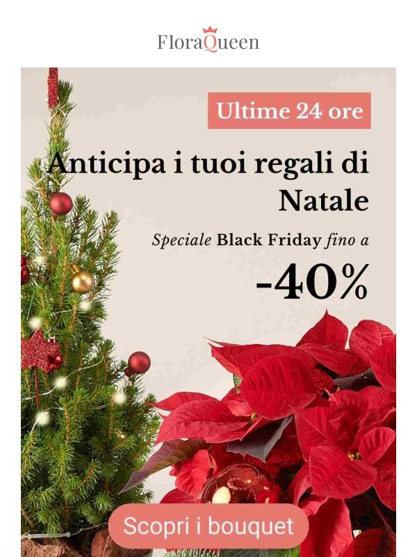 🎁 [ULTIME ORE] Fino al -40% sui tuoi regali di Natale 🎁