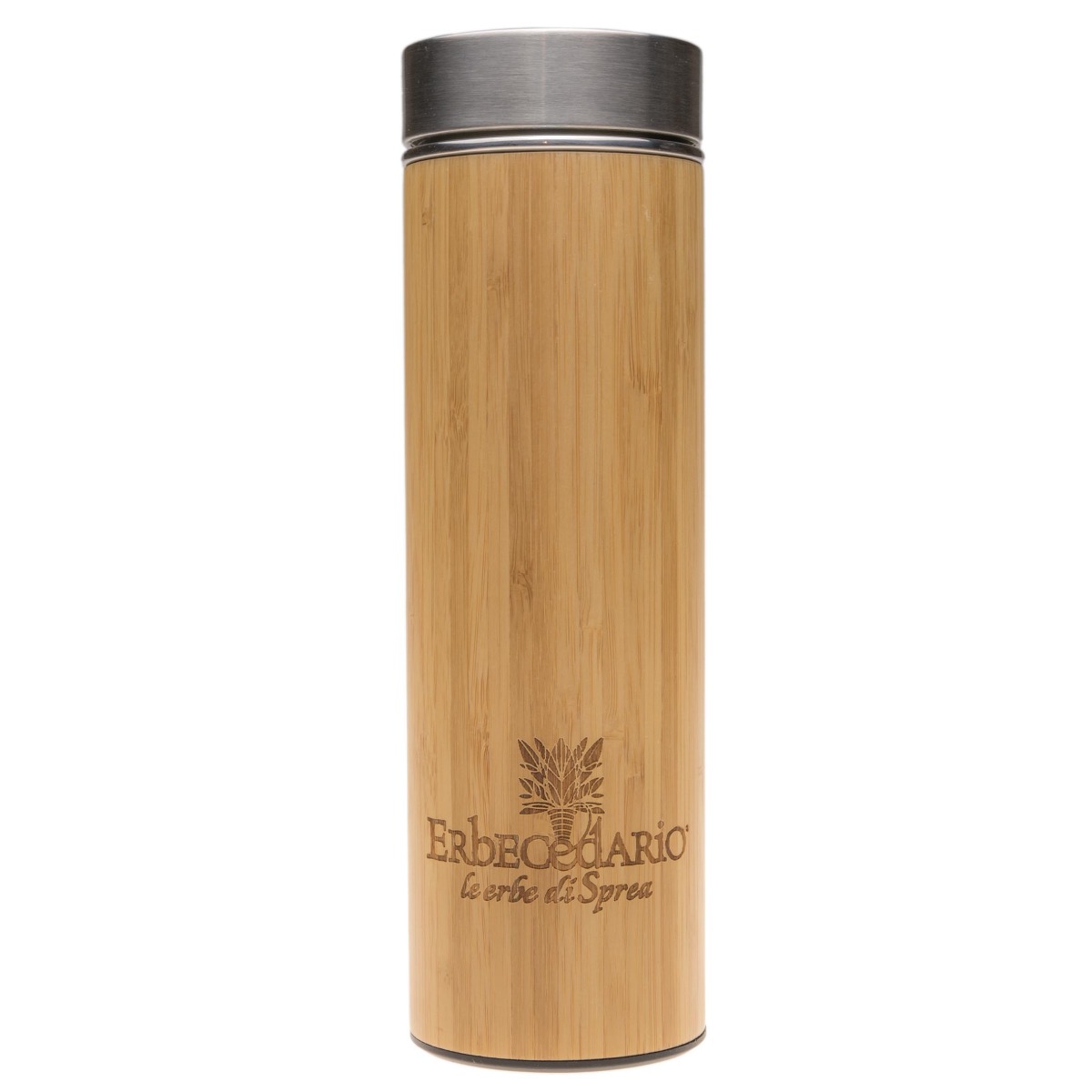 Borraccia termica con infusore in acciaio inox e bambù da 400 ml
