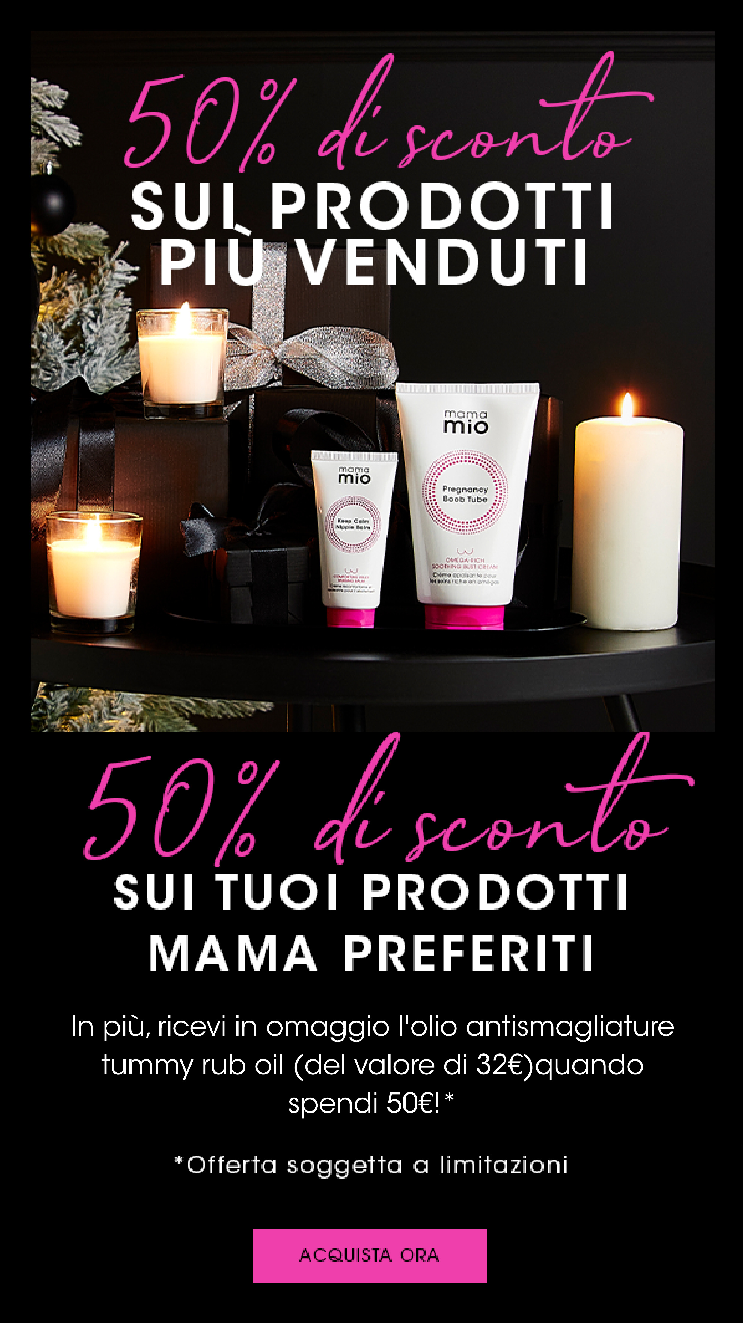 50% di sconto sui nostri bestseller