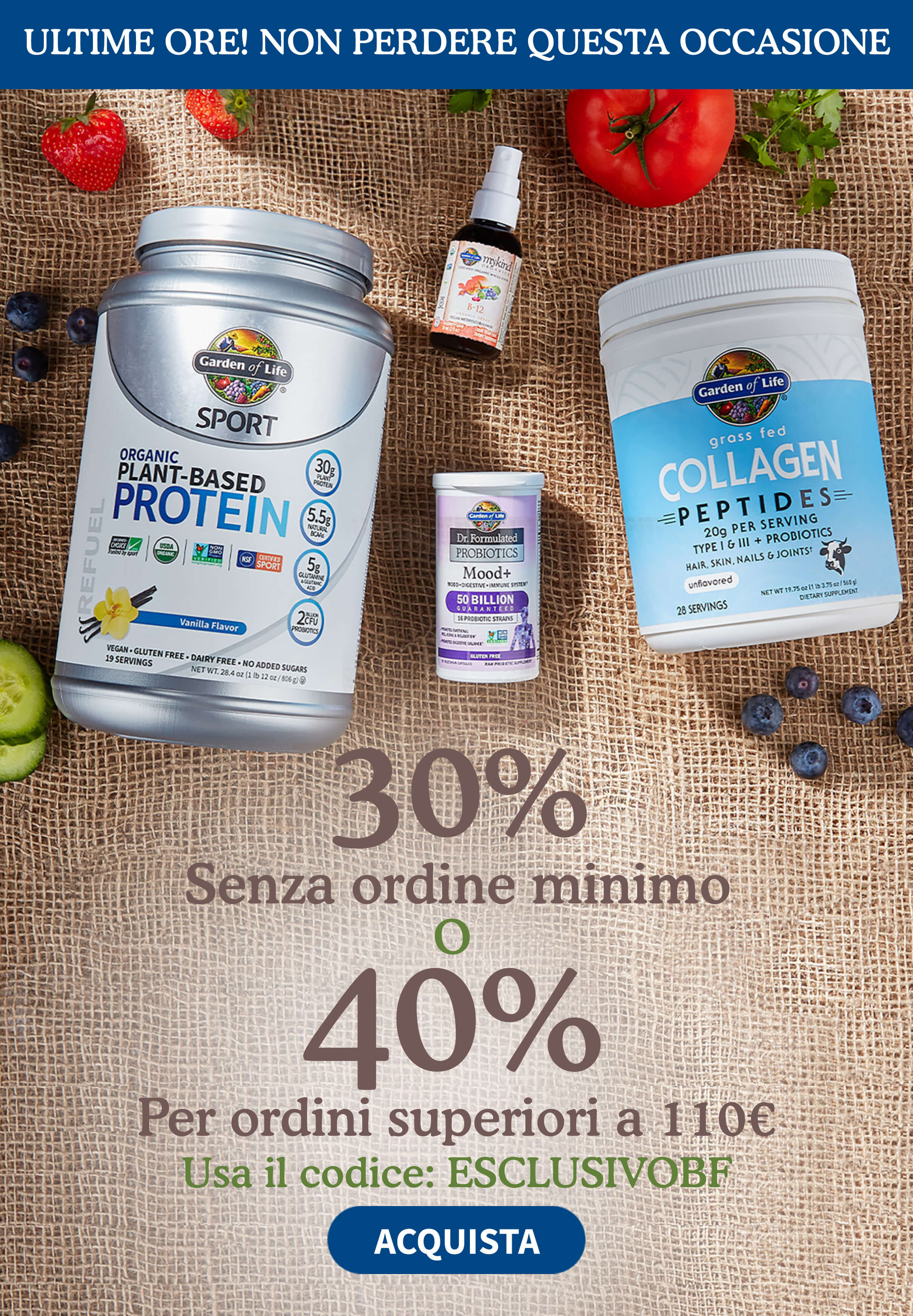 Fino al 40% su tutto
