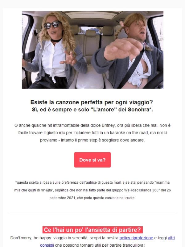 Sarabanda WeRoad: ti diciamo una canzone, tu indovini dove si va!