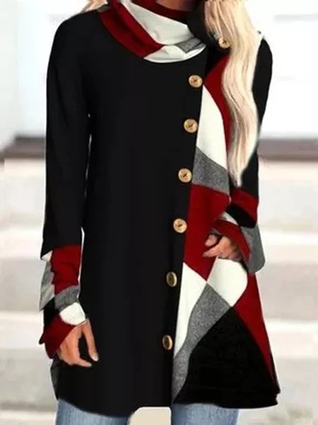 Blends Casual Geometric Shirt...
