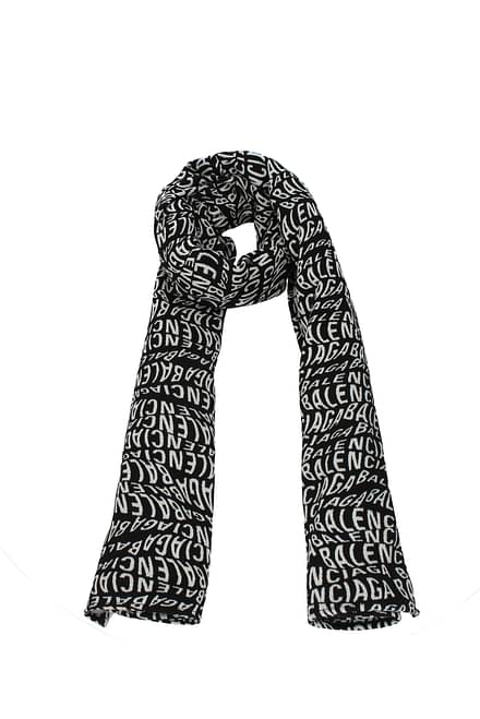 Balenciaga Scarves Women Wool Black