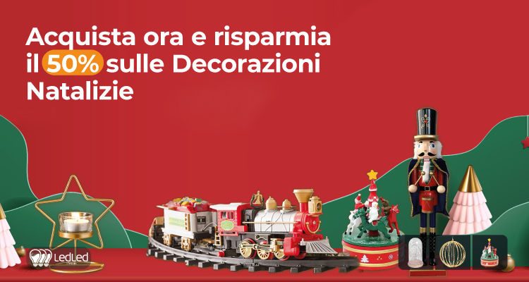 decorazioni natalizie fino al -50% - ultime ore