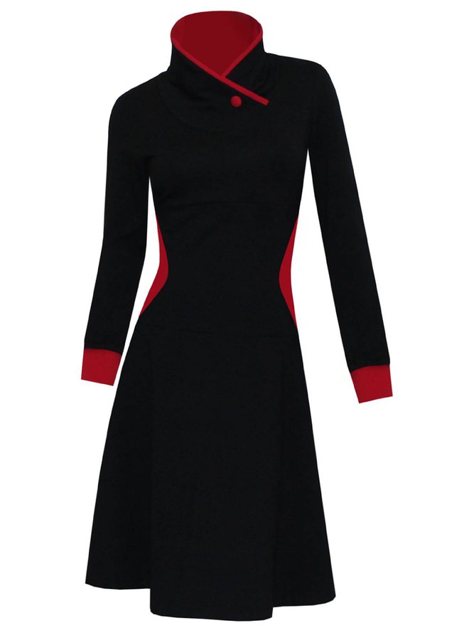 Sleeve Casual Plus Size Dress...