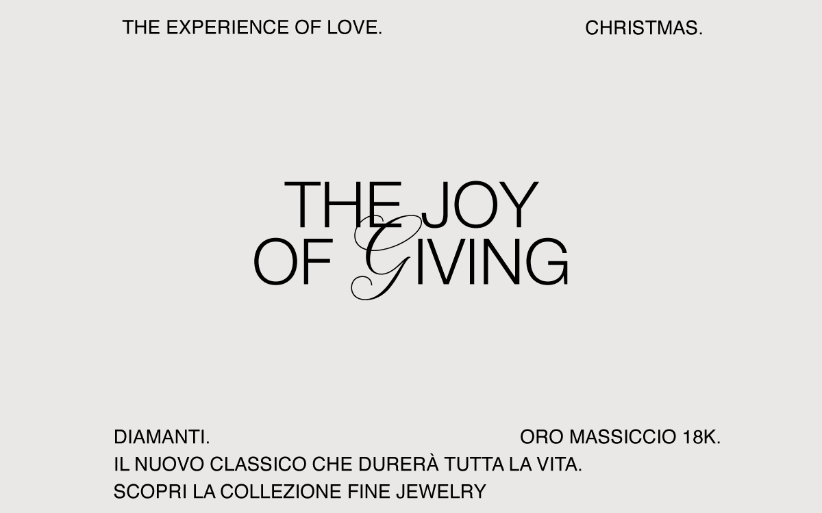 THE JOY OF GIVING