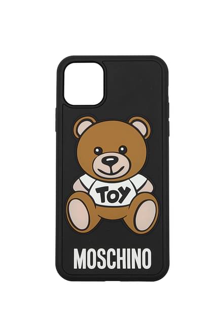 Moschino iPhone cover iphone 11 Pro max Women PVC Black