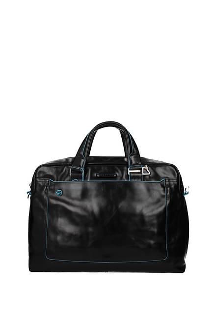 Piquadro Work bags Men Leather Black