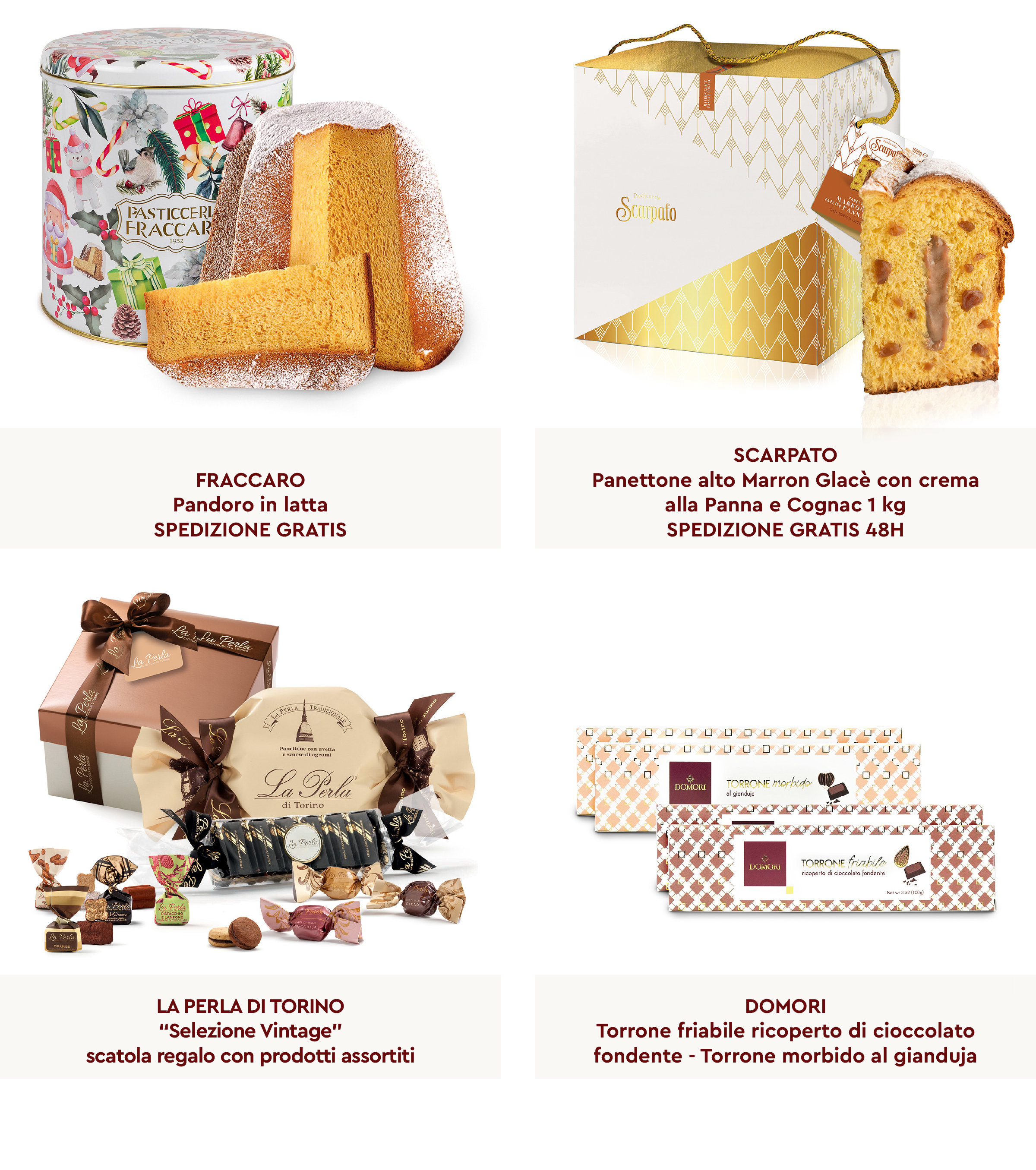 I dolci delle feste