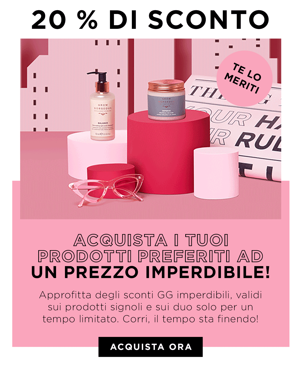 20% di sconto sui prodotti singoli e sui duo