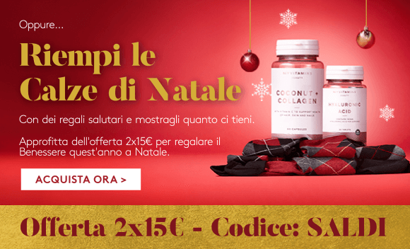 Offerta 2x15€ - Codice: SALDI | Myvitamins Italia