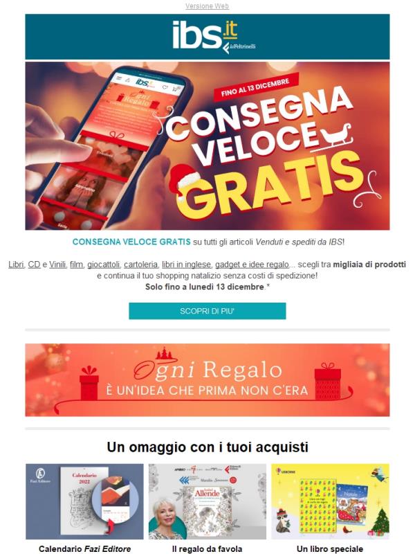 Consegna veloce gratis fino a lunedì!