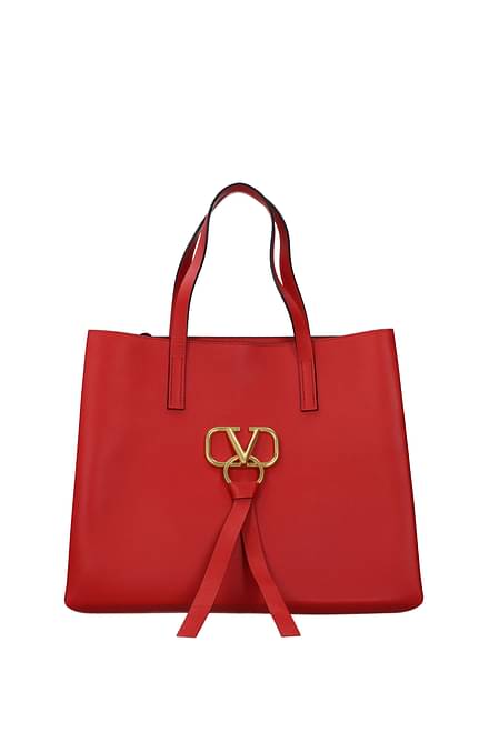 Valentino Garavani Shoulder bags Women Leather Red
