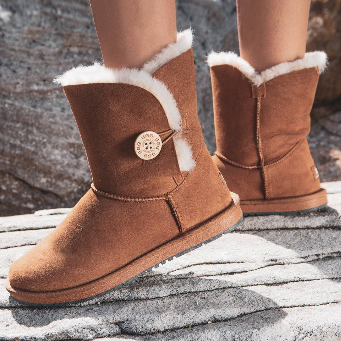 UGG - Stivali Scamosciati confortevoli per un look glamour