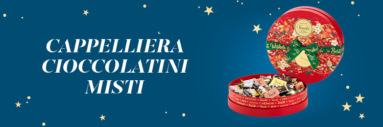 Elegante cappelliera con cioccolatini misti