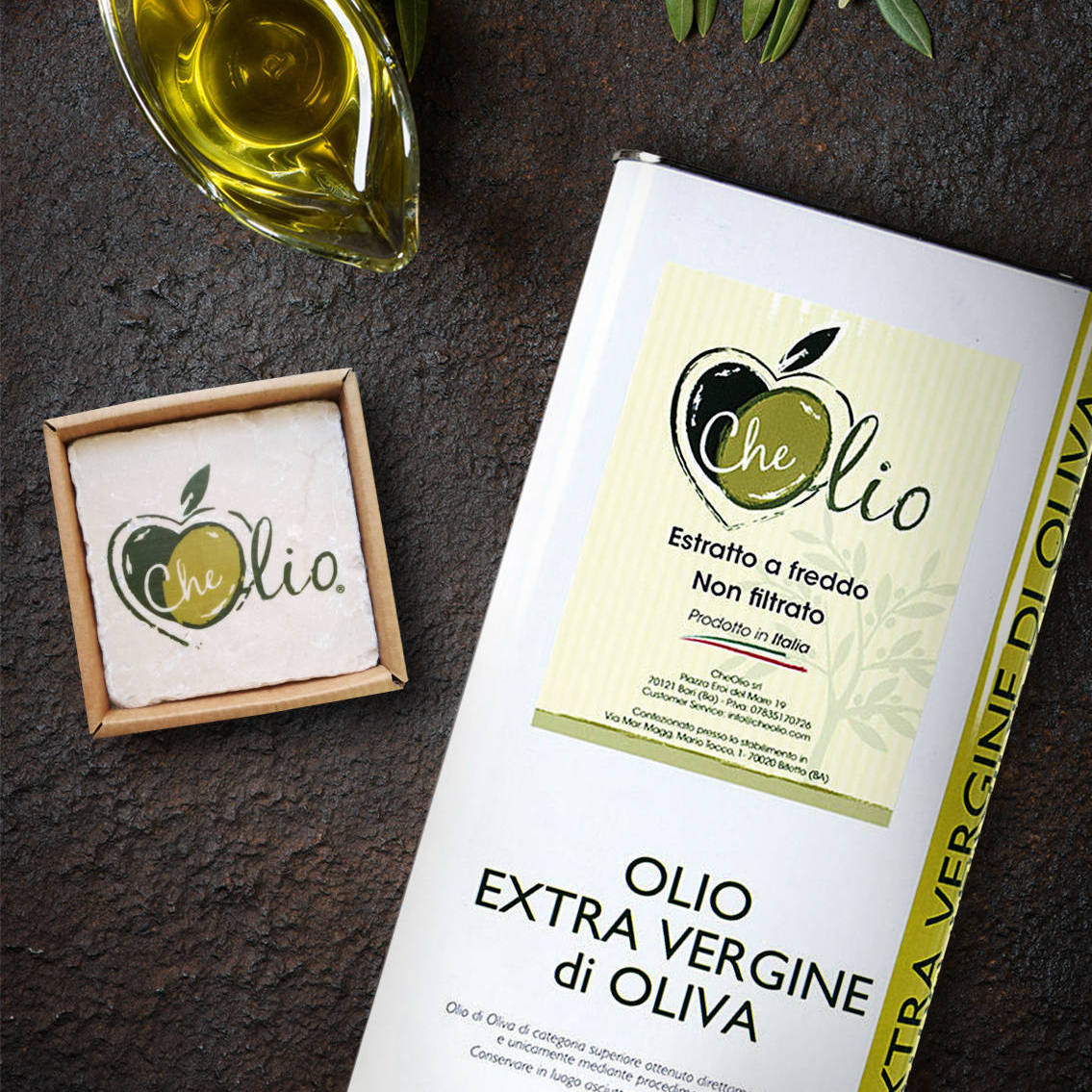 Che Olio, olio extra vergine di oliva italiano. 