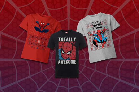 2 PER €22 SPIDEY T-SHIRTS