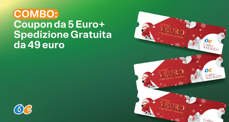 coupon 5€ e spedizione gratuita da 49€ - ultime ore