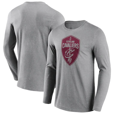 T-shirt a maniche lunghe con logo mono logo dei Cleveland Cavaliers Fanatics - Uomo
