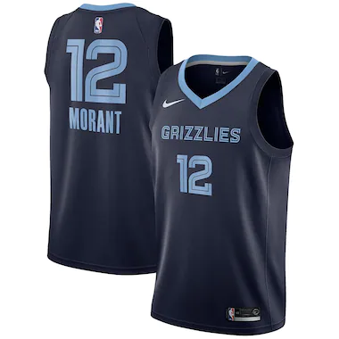 Memphis Grizzlies Nike Icon Swingman Jersey - Draft 1st Round Draft Pick - - Mens