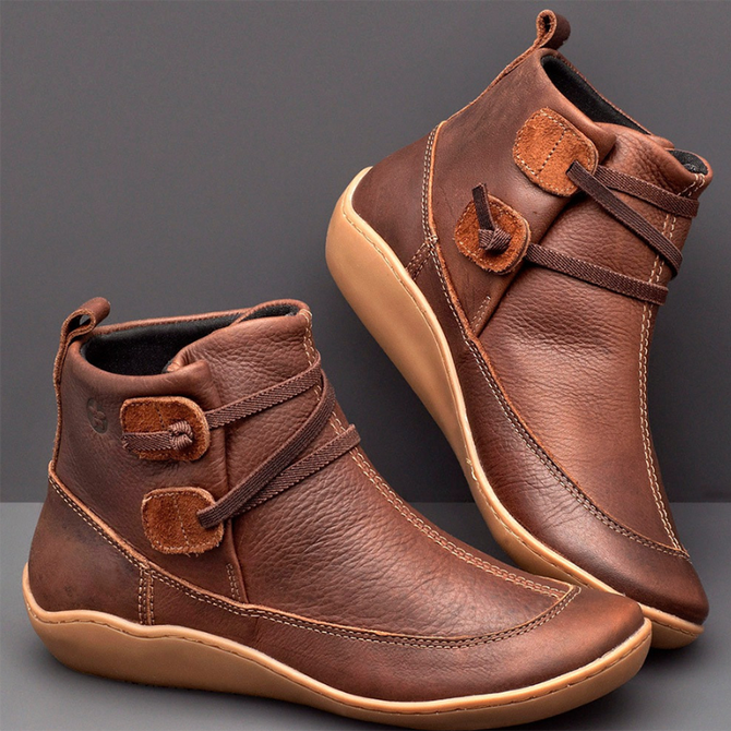 Strap Flat Heel All Season Bo...