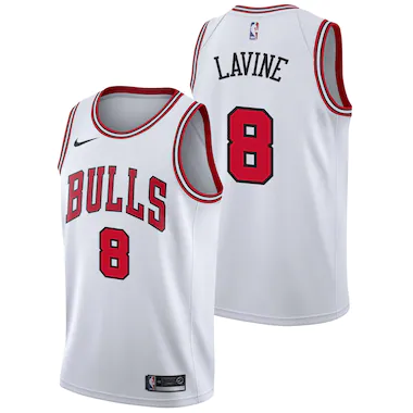 Chicago Bulls Nike Association Swingman Maglia NBA - Zach Lavine - Uomo