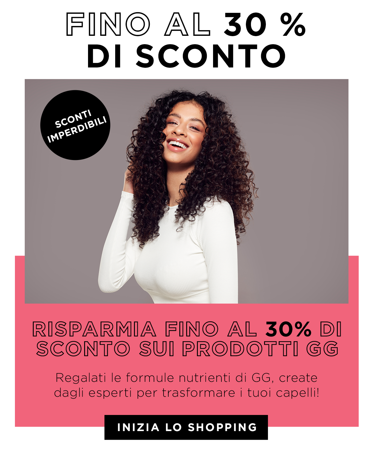 Fino al 30 percent do sconto