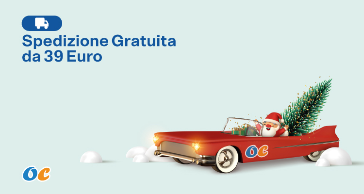 buon natale: spedizione gratuita da 39€