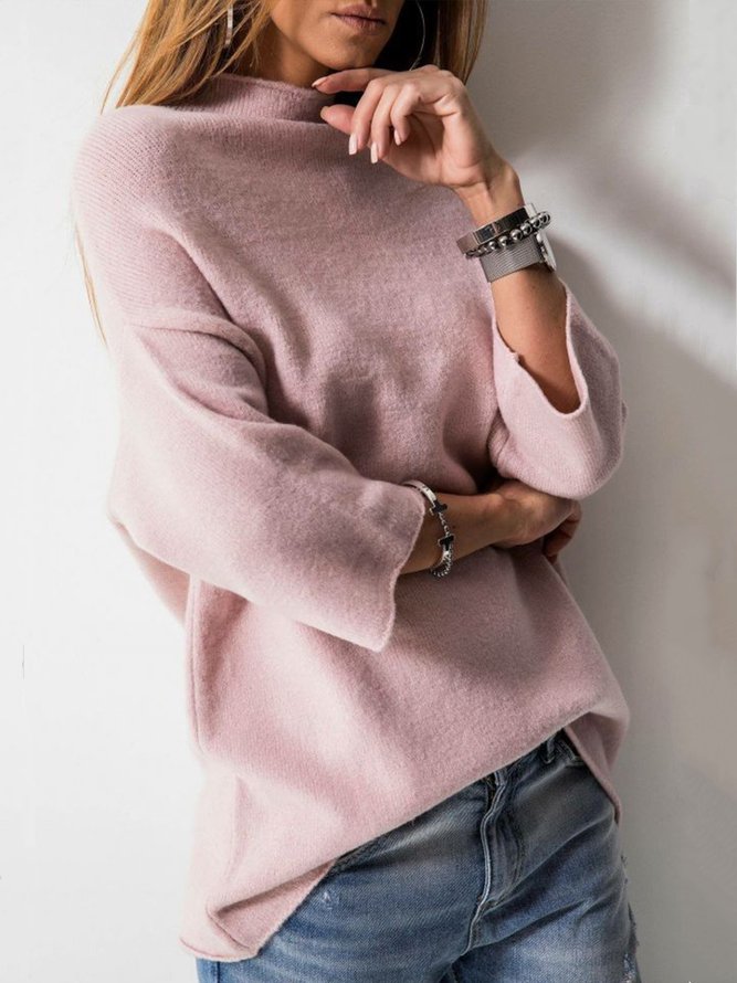 Boat Neck Cotton Loosen Sweat...