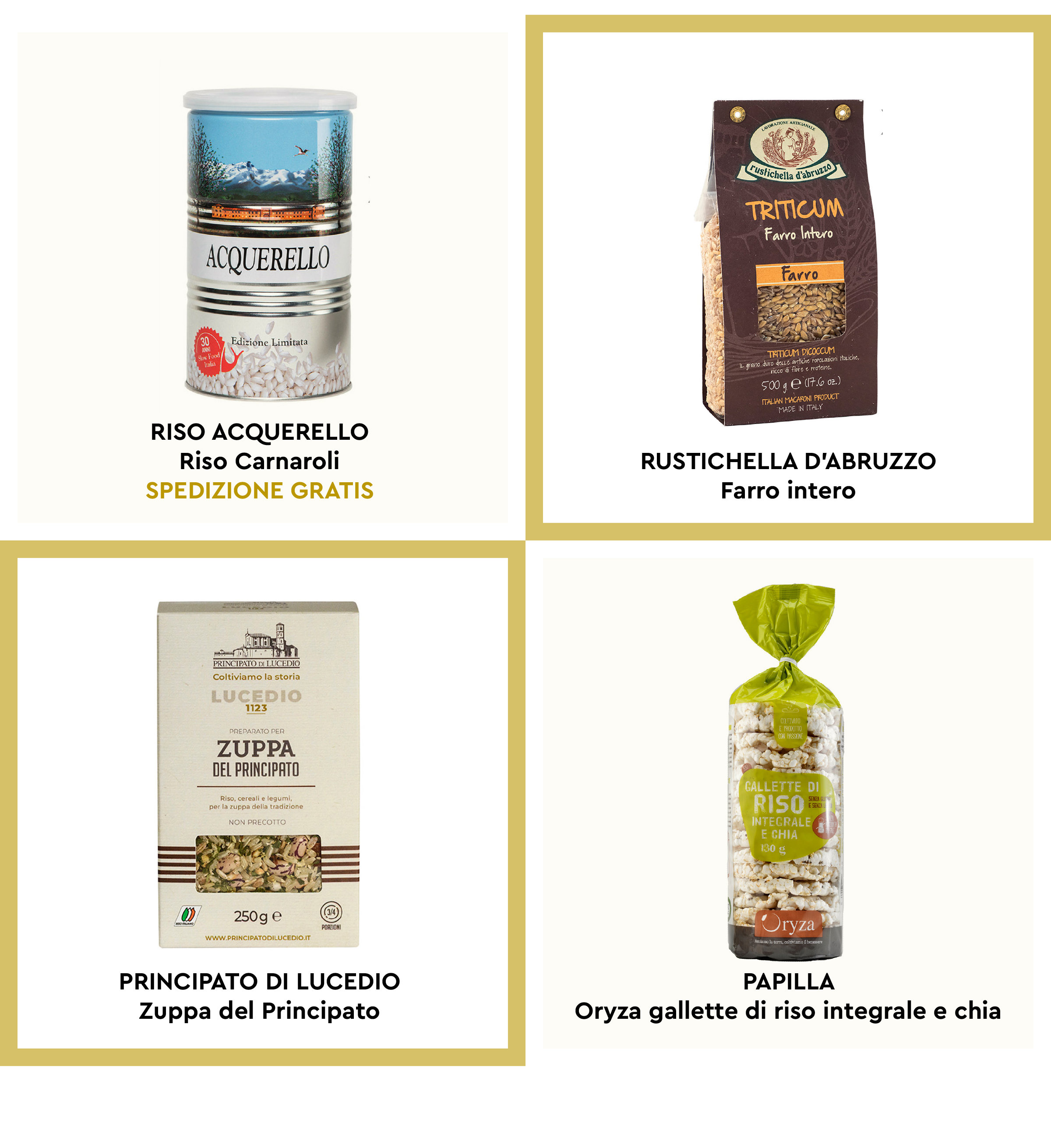 Riso e Cereali - Miglior selezione italiana