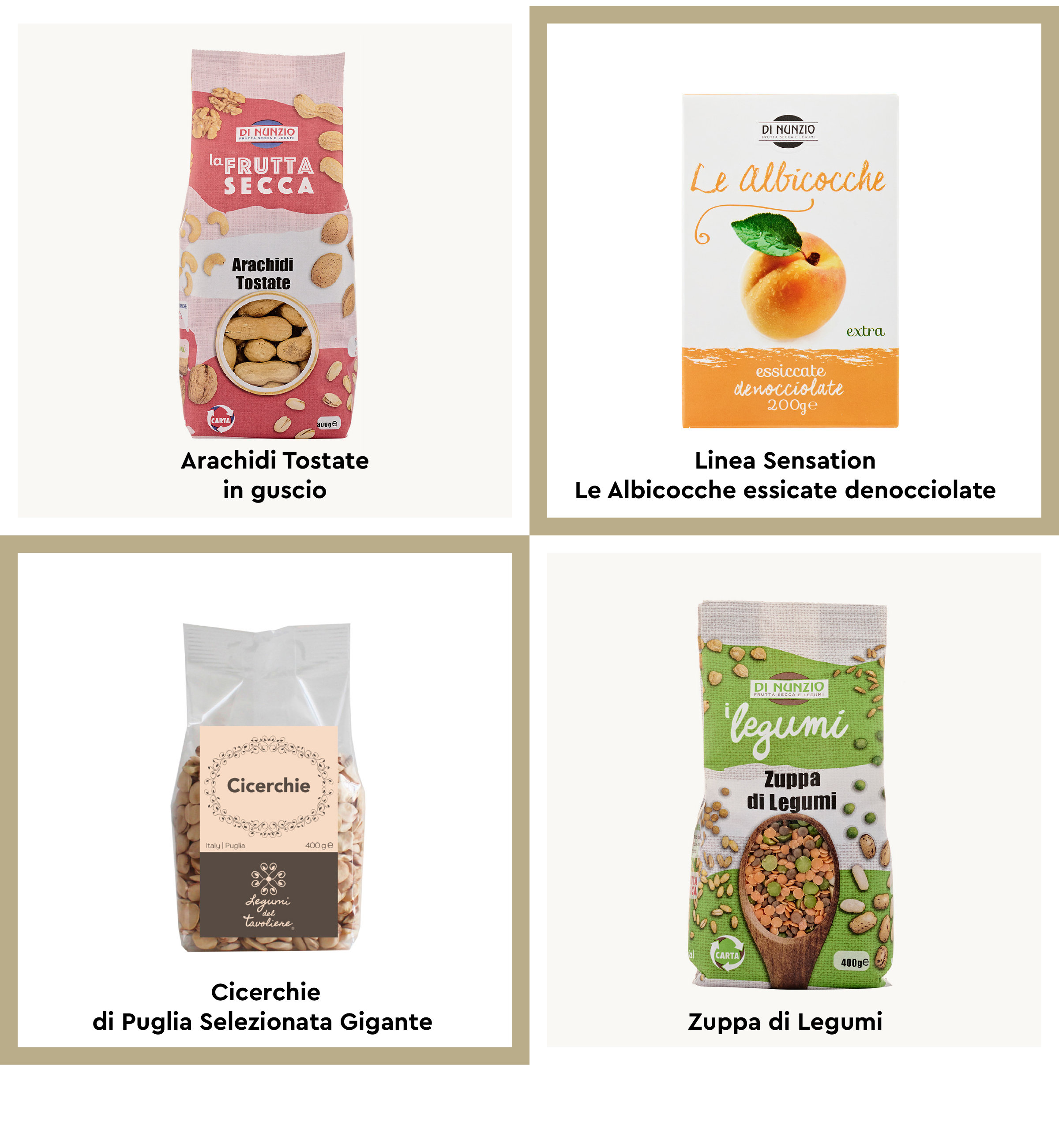  Di Nunzio, snack e legumi